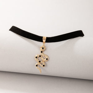 Chokers Witchy Gothic Grunge Collar Velvet Necklace Dark Jewelry For Gift