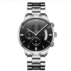 waterproof stainless steel business watches