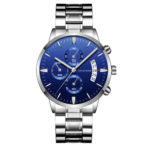 waterproof stainless steel business watches