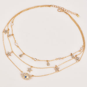Bls-miracle Multilayer Necklace for Women trendy stylish