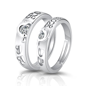 Moissanite Engagement Couple Couple Rings