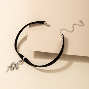 Chokers Witchy Gothic Grunge Collar Velvet Necklace Dark Jewelry For Gift