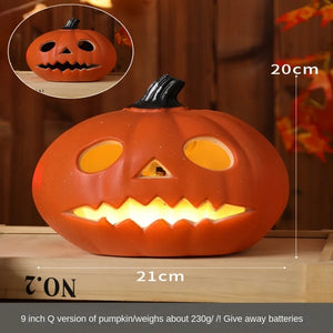 Halloween Pumpkin Lantern Haunted House Decoration - Pumpkin Themed Luminous Decoration Props, Festive Party Atmosphere Lights