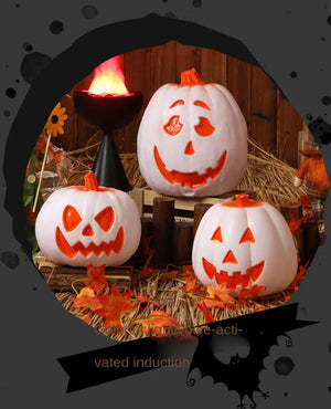Halloween Pumpkin Lantern Haunted House Decoration - Pumpkin Themed Luminous Decoration Props, Festive Party Atmosphere Lights