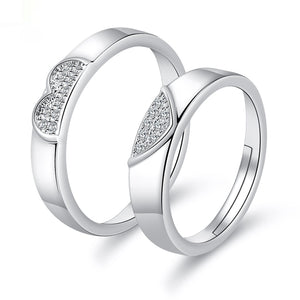 Moissanite Engagement Couple Couple Rings