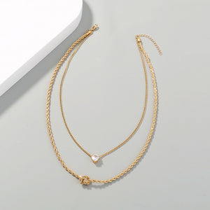 A Niche Design Sense Of Cold Wind Multi-layered Necklaces