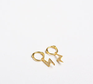 Lightning Stud Earrings