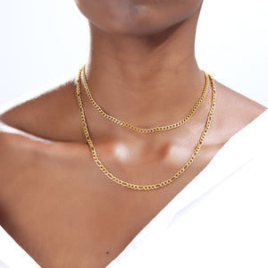 Handmade Diy Ornament Stainless Steel Cuban Necklaces