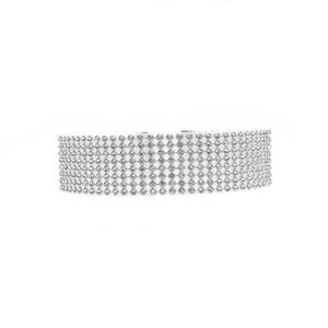 Fashion Women Full Crystal Rhinestone Choker Necklace design