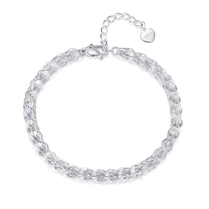 S999 Pure Silver Phoenix Tail Bracelet Female Sterling Silver Bracelet