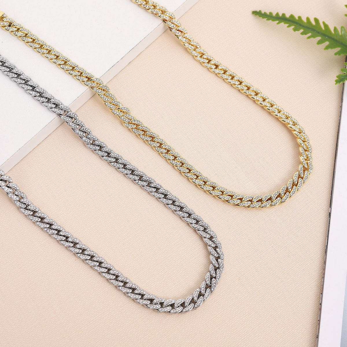 Simple Alloy Chain Men's And Women's Necklaces Hip Hop
