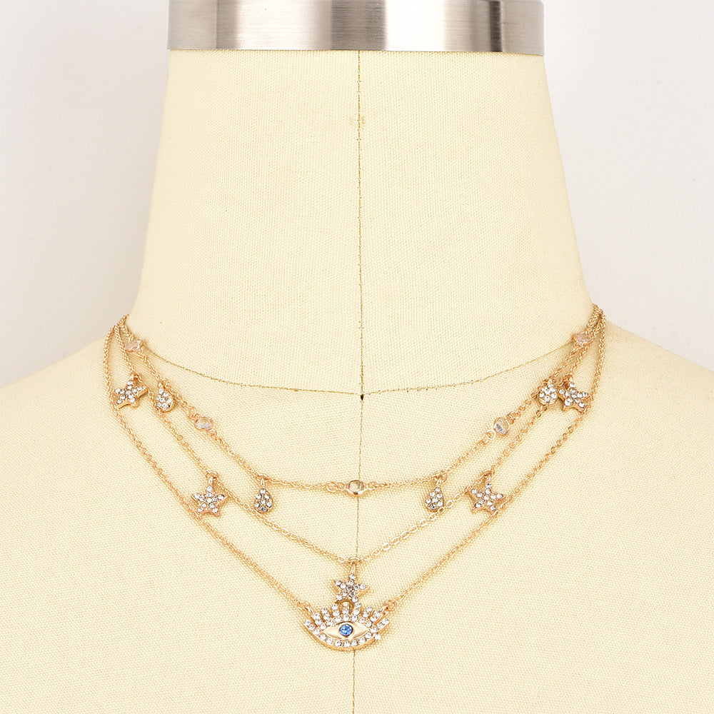 Bls-miracle Multilayer Necklace for Women trendy stylish 