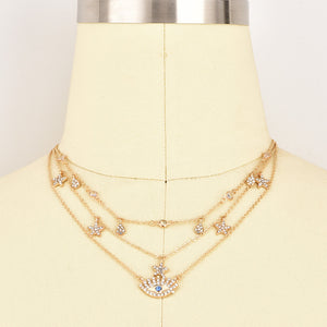 Bls-miracle Multilayer Necklace for Women trendy stylish 