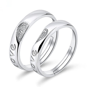 Moissanite Engagement Couple Couple Rings