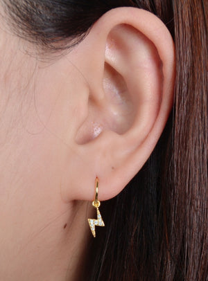 Lightning Stud Earrings