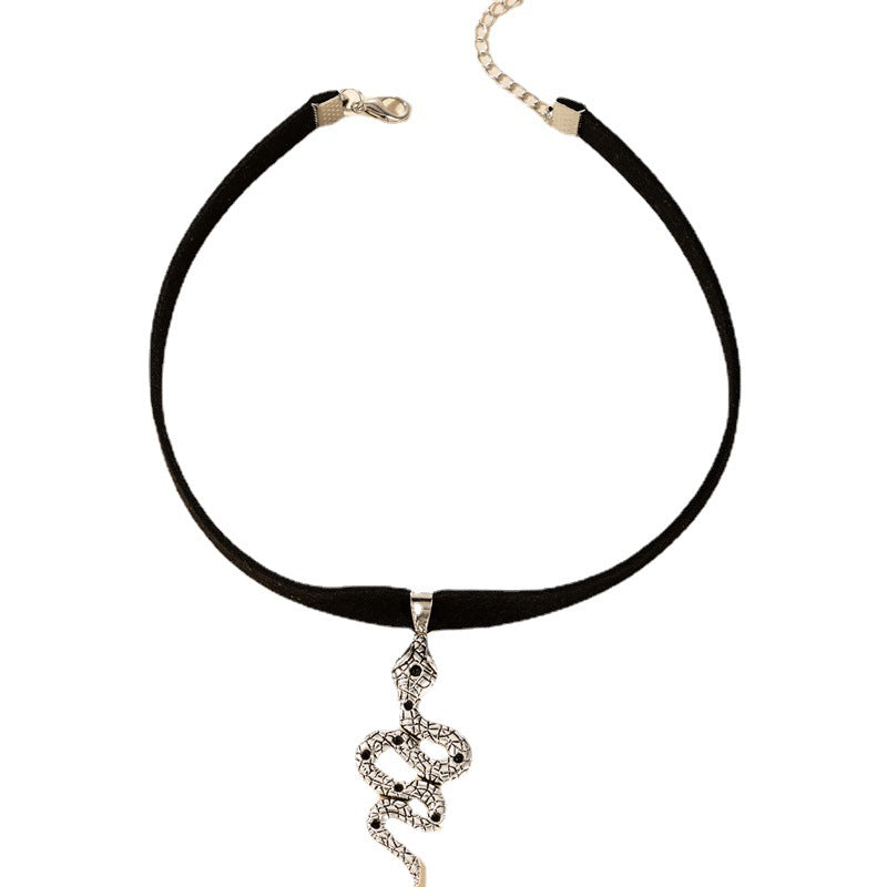 Chokers Witchy Gothic Grunge Collar Velvet Necklace Dark Jewelry For Gift