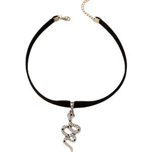 Chokers Witchy Gothic Grunge Collar Velvet Necklace Dark Jewelry For Gift