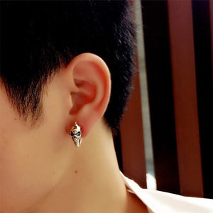 Skull stud earrings