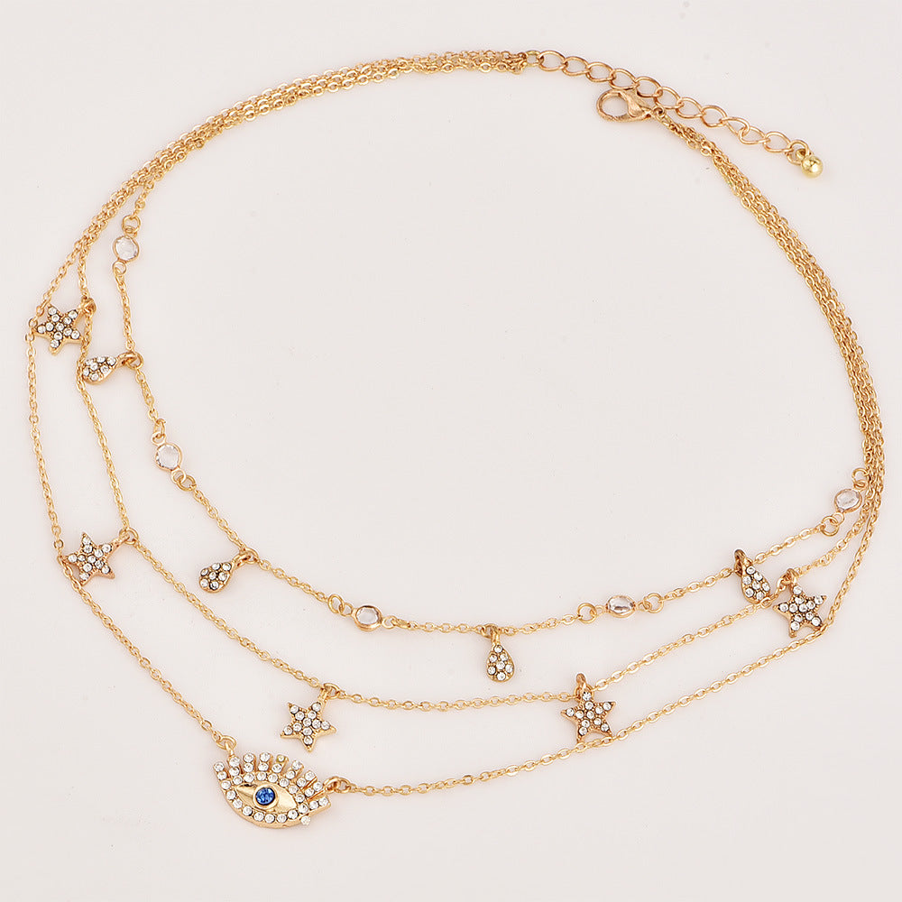 Bls-miracle Multilayer Necklace for Women trendy stylish 