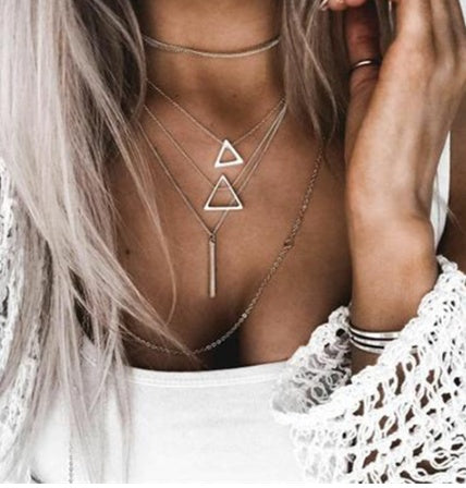 Bls-miracle Multilayer Necklace for Women trendy stylish 