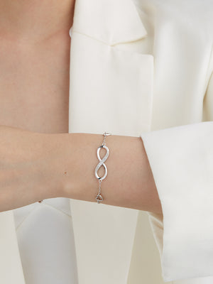 Sterling Silver  8 Bracelet Bracelet Female Silver Jewelry