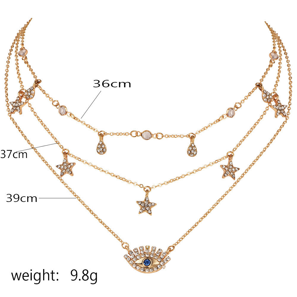 Bls-miracle Multilayer Necklace for Women trendy stylish 