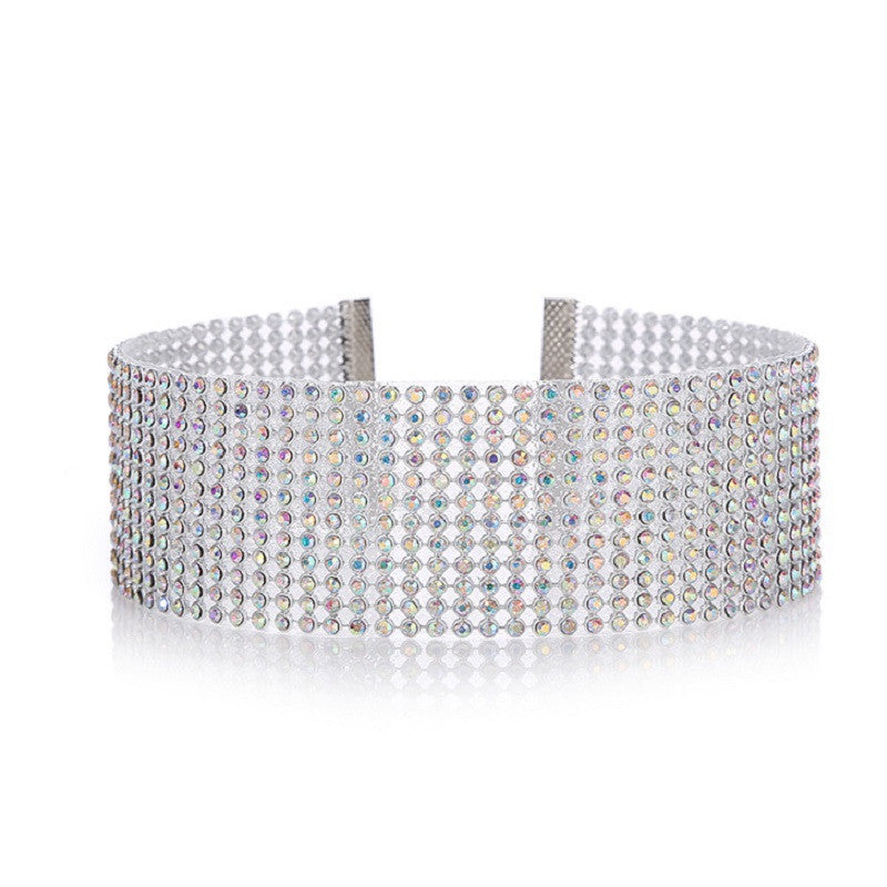Fashion Women Full Crystal Rhinestone Choker Necklace design