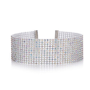 Fashion Women Full Crystal Rhinestone Choker Necklace design