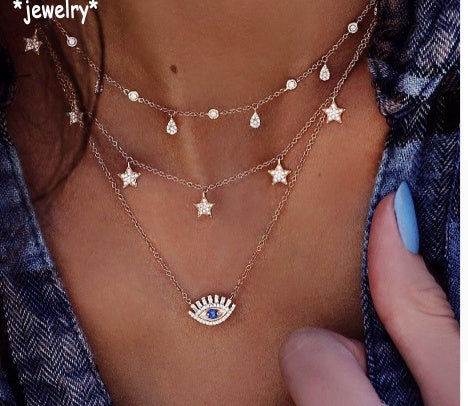 Bls-miracle Multilayer Necklace for Women trendy stylish 