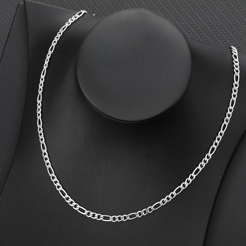 Handmade Diy Ornament Stainless Steel Cuban Necklaces