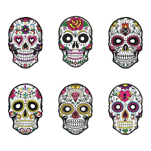 Halloween Day of the Dead Sugar Skull Mask Cosplay Party Carnival Dance Prop Adult Costume Decoration Festival Accessory