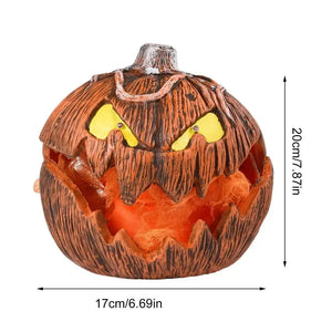 Halloween Pumpkin Animated Decor,Noise Activated Talking and Lifting,Creates Spooky Atmosphere for Halloween Party Decoration