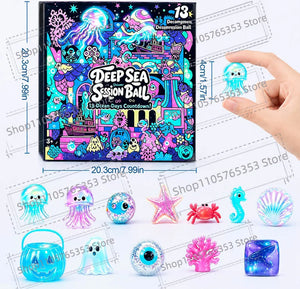Halloween Advent Calendar,Spooky Squishy Slow Rise Stress Relief Countdown Gift Box for Halloween Party Favors Gifts for Friends