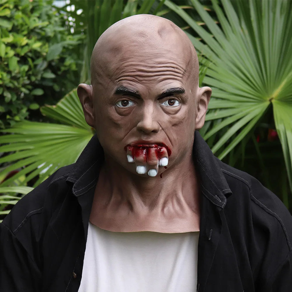 Halloween Costume Party Props Evil Mask Creepy Masquerade Dress Horror Headgear