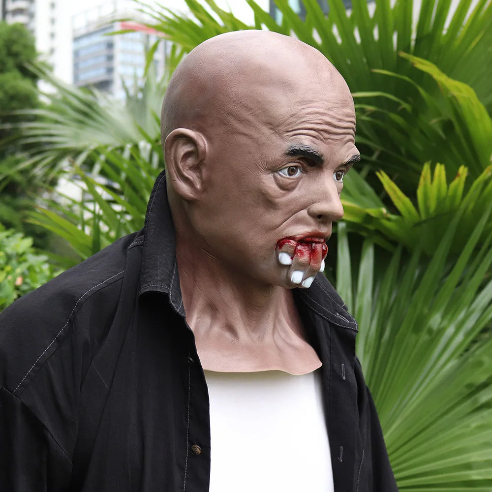 Halloween Costume Party Props Evil Mask Creepy Masquerade Dress Horror Headgear