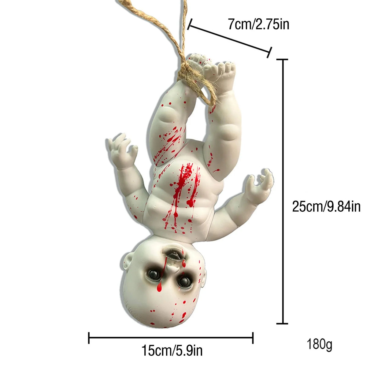 Halloween Hanging Ghost Dolls Spooky Tricky Toys Ornament Horror Atmosphere Bar Courtyard Prop Happy Halloween Day Party Decor