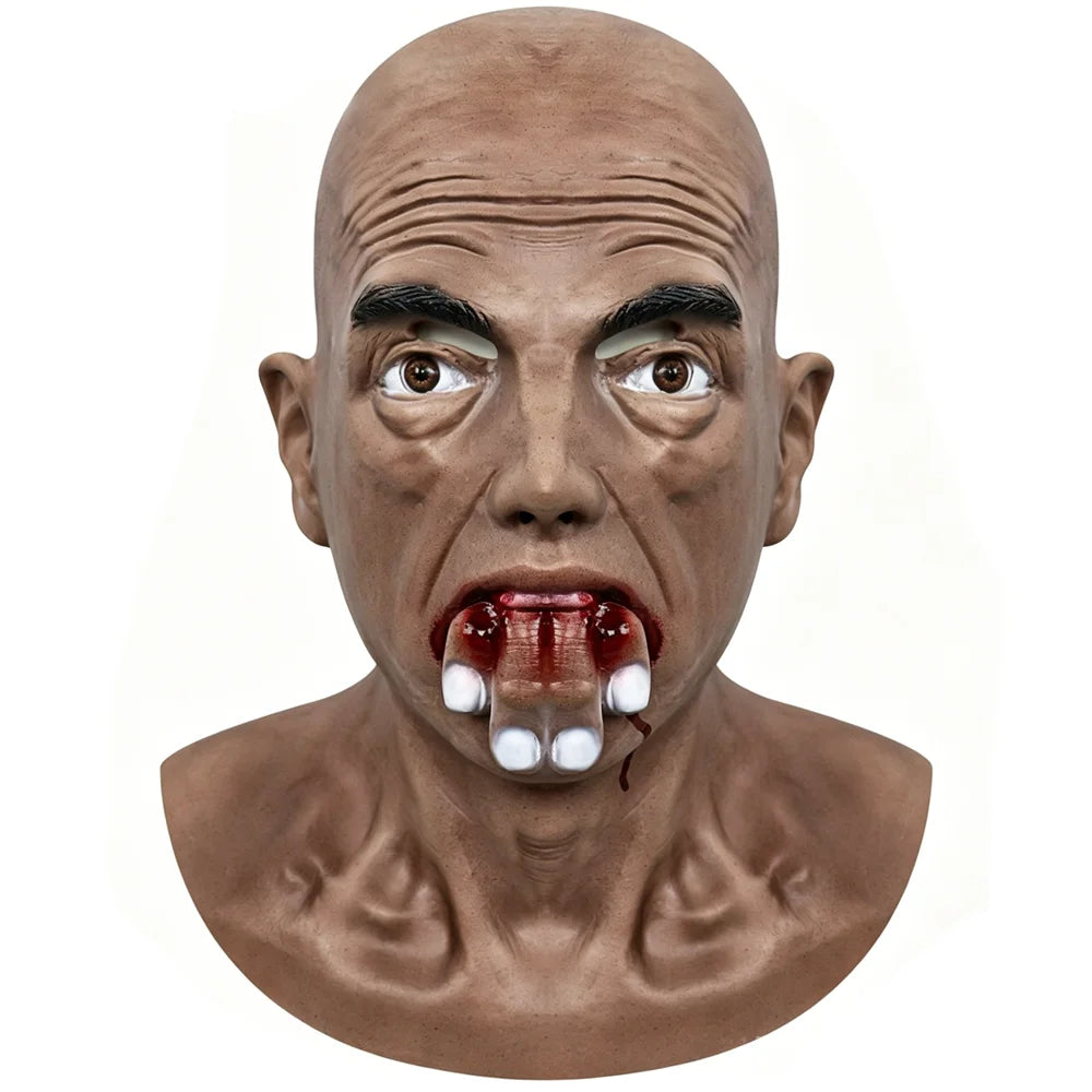 Halloween Costume Party Props Evil Mask Creepy Masquerade Dress Horror Headgear