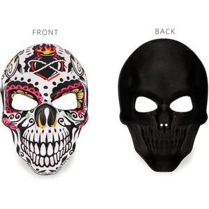 Halloween Day of the Dead Sugar Skull Mask Cosplay Party Carnival Dance Prop Adult Costume Decoration Festival Accessory