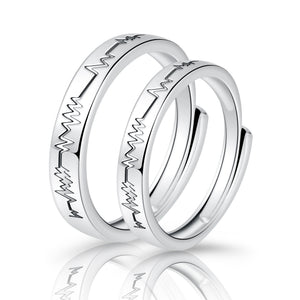Moissanite Engagement Couple Couple Rings