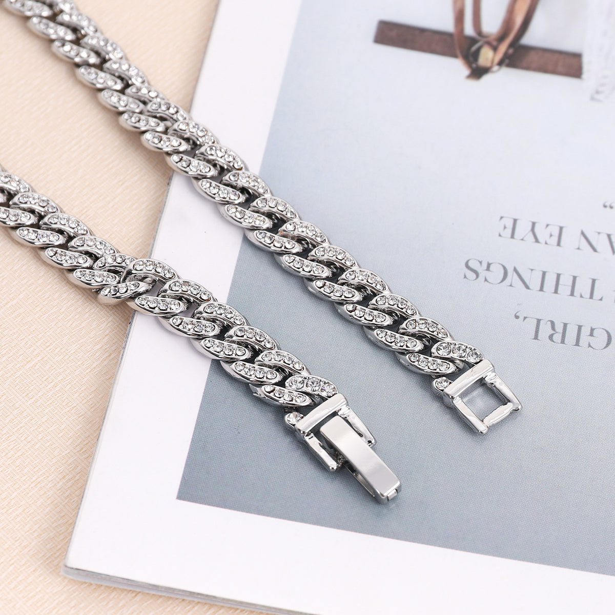 Simple Alloy Chain Men's And Women's Necklaces Hip Hop