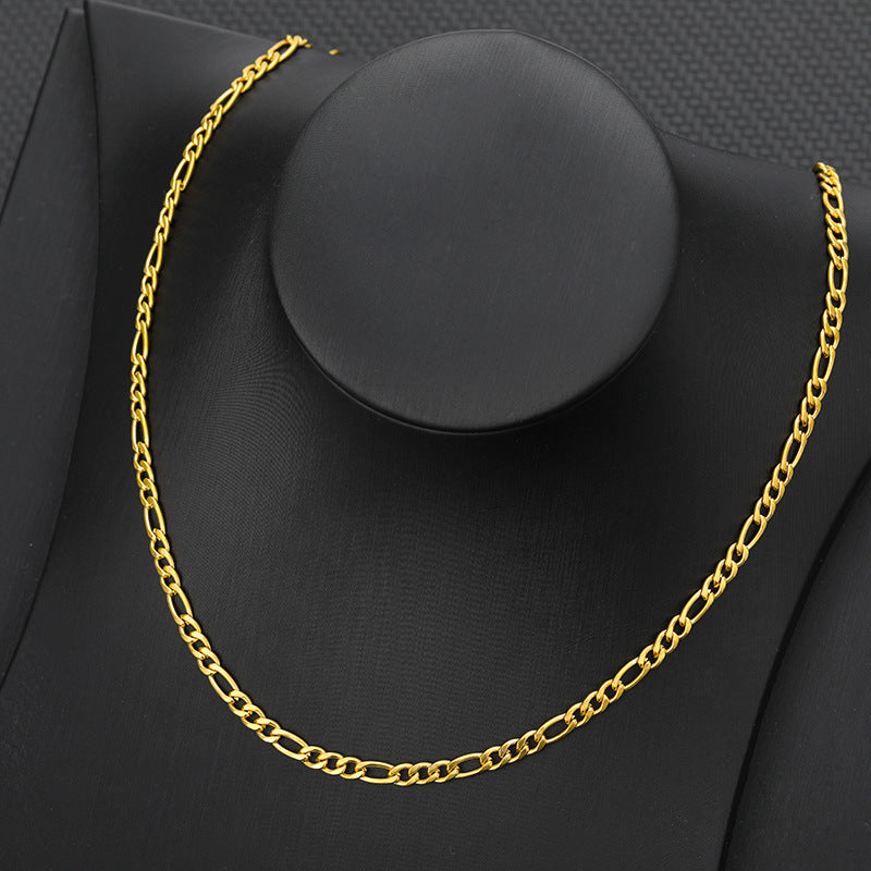 Handmade Diy Ornament Stainless Steel Cuban Necklaces
