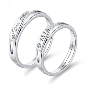 Moissanite Engagement Couple Couple Rings